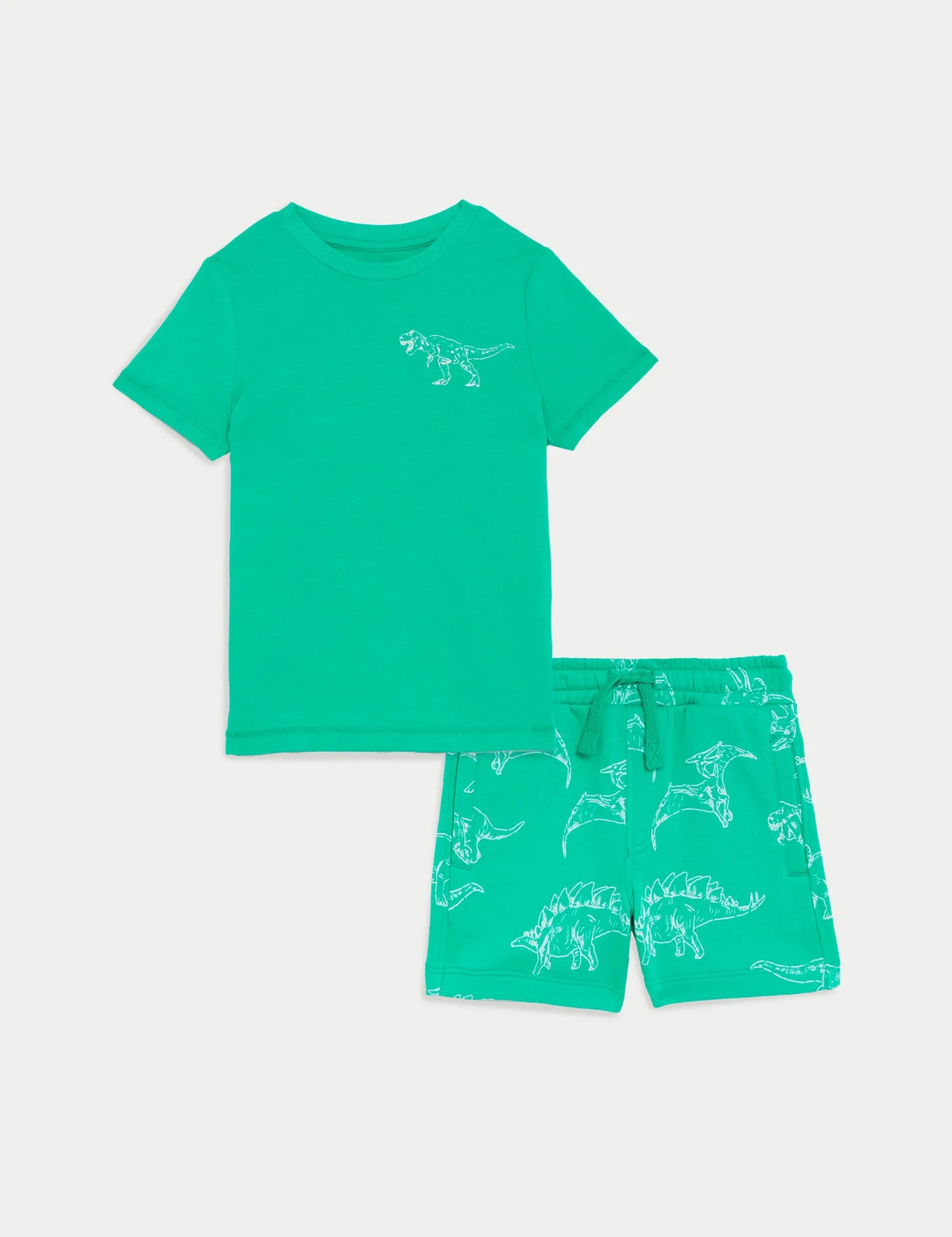 2pc Pure Cotton Dinosaur Outfit