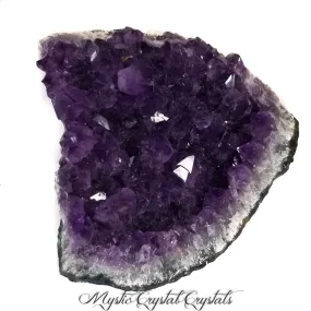 5 Amethyst Cluster on Agate