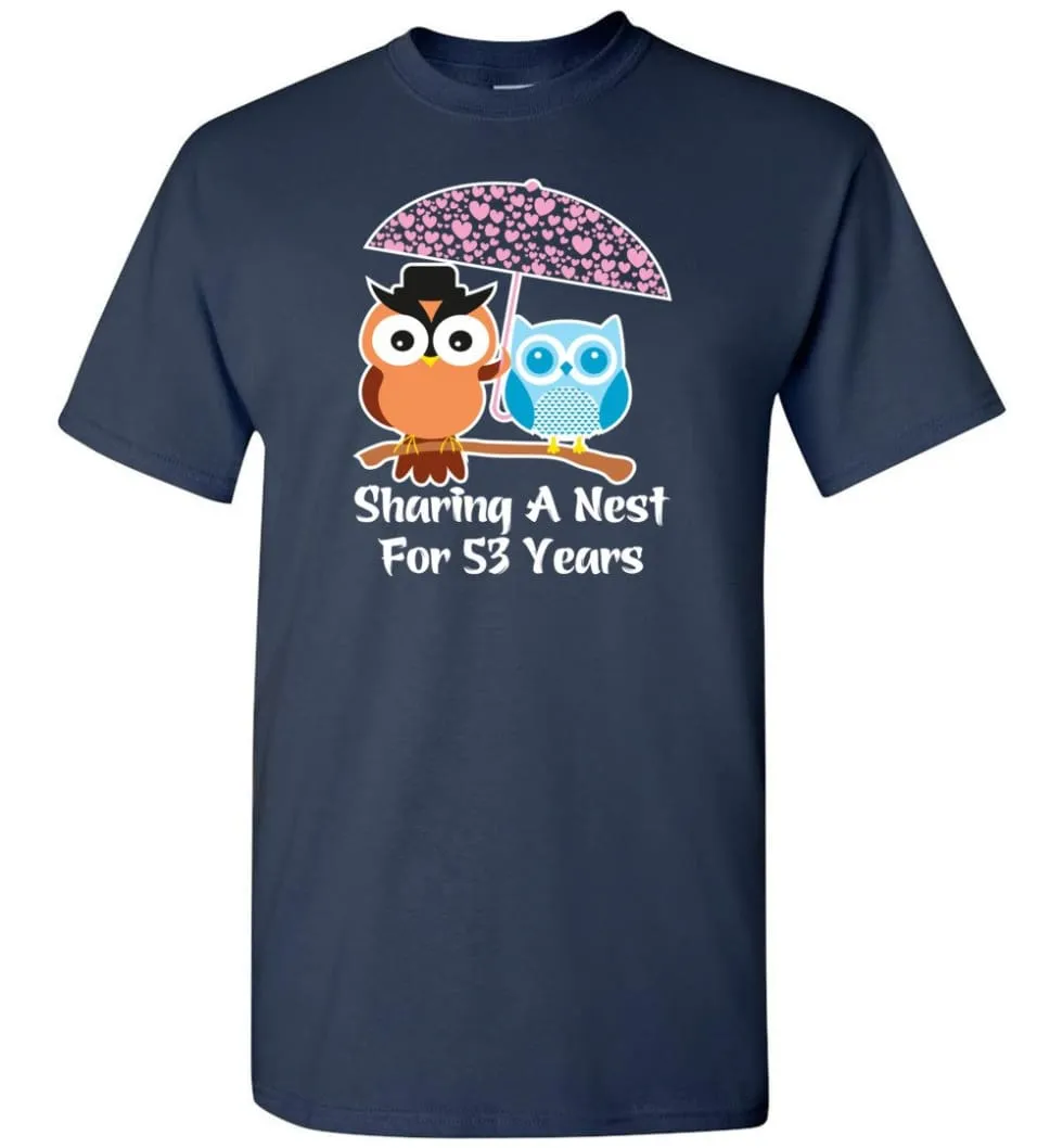 53 Years Wedding Anniversary Gifts Valentine's Day T-shirt