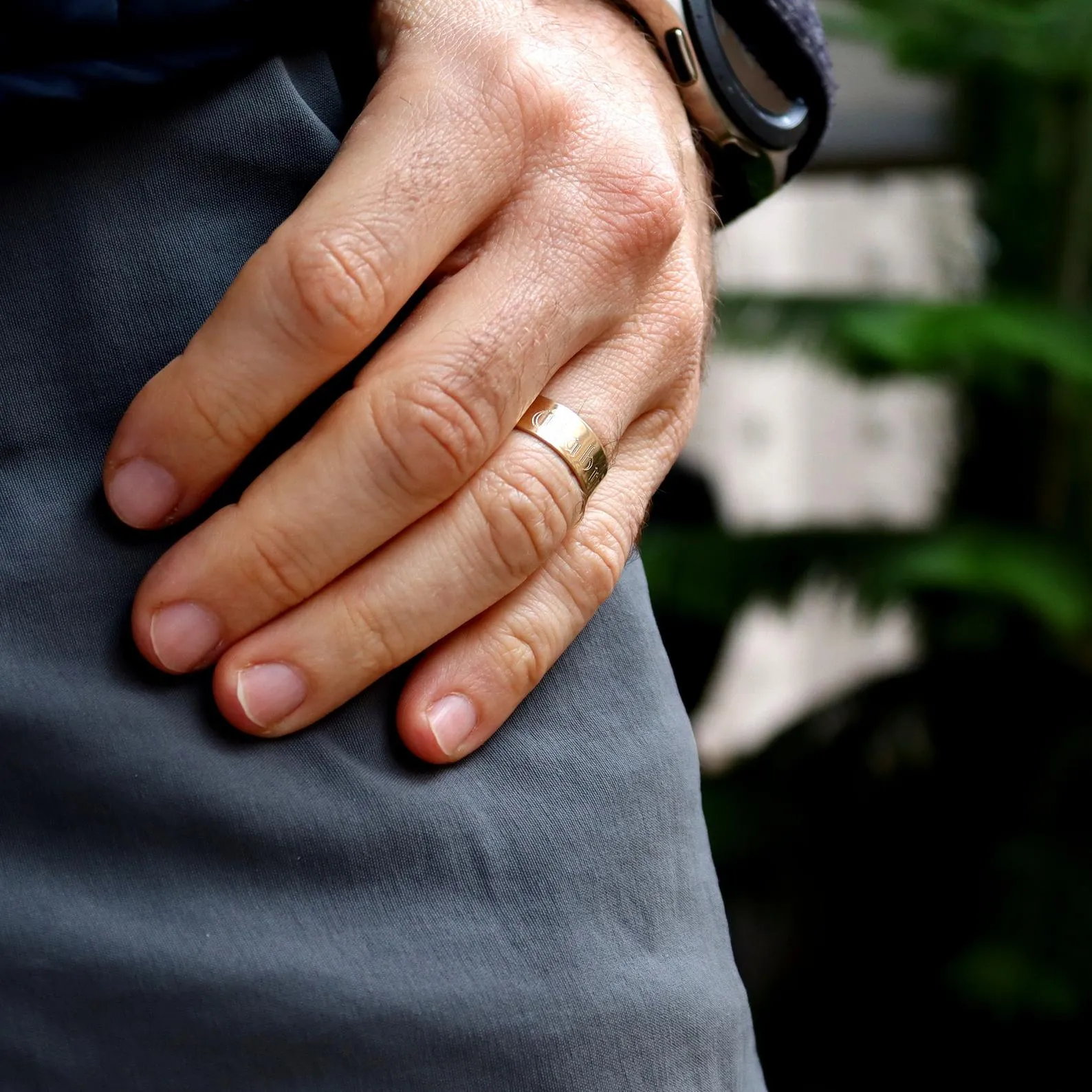 Actual Handwriting Ring - Remembrance Gift