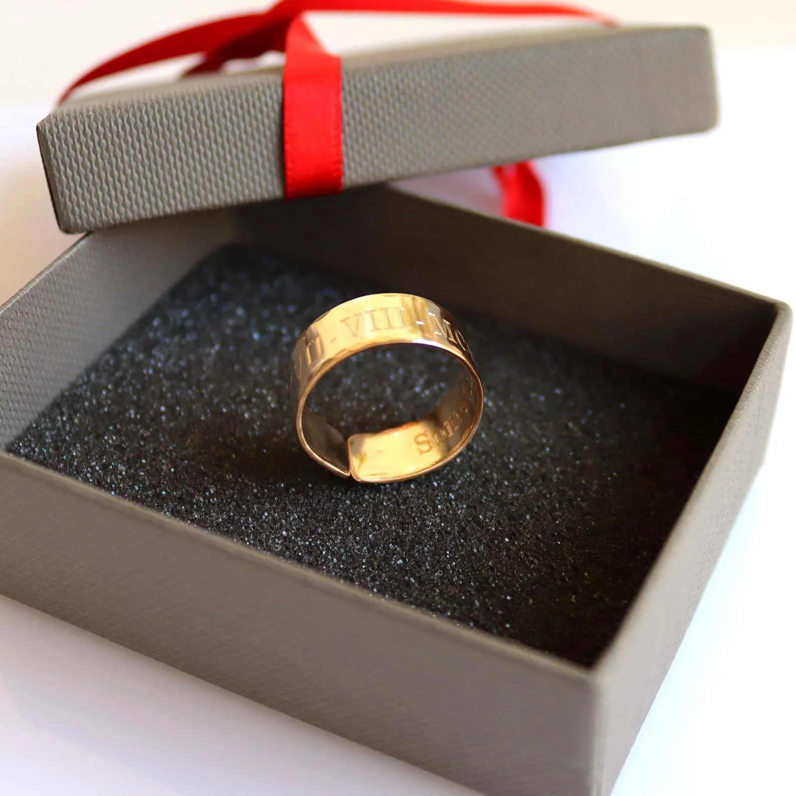 Actual Handwriting Ring - Remembrance Gift