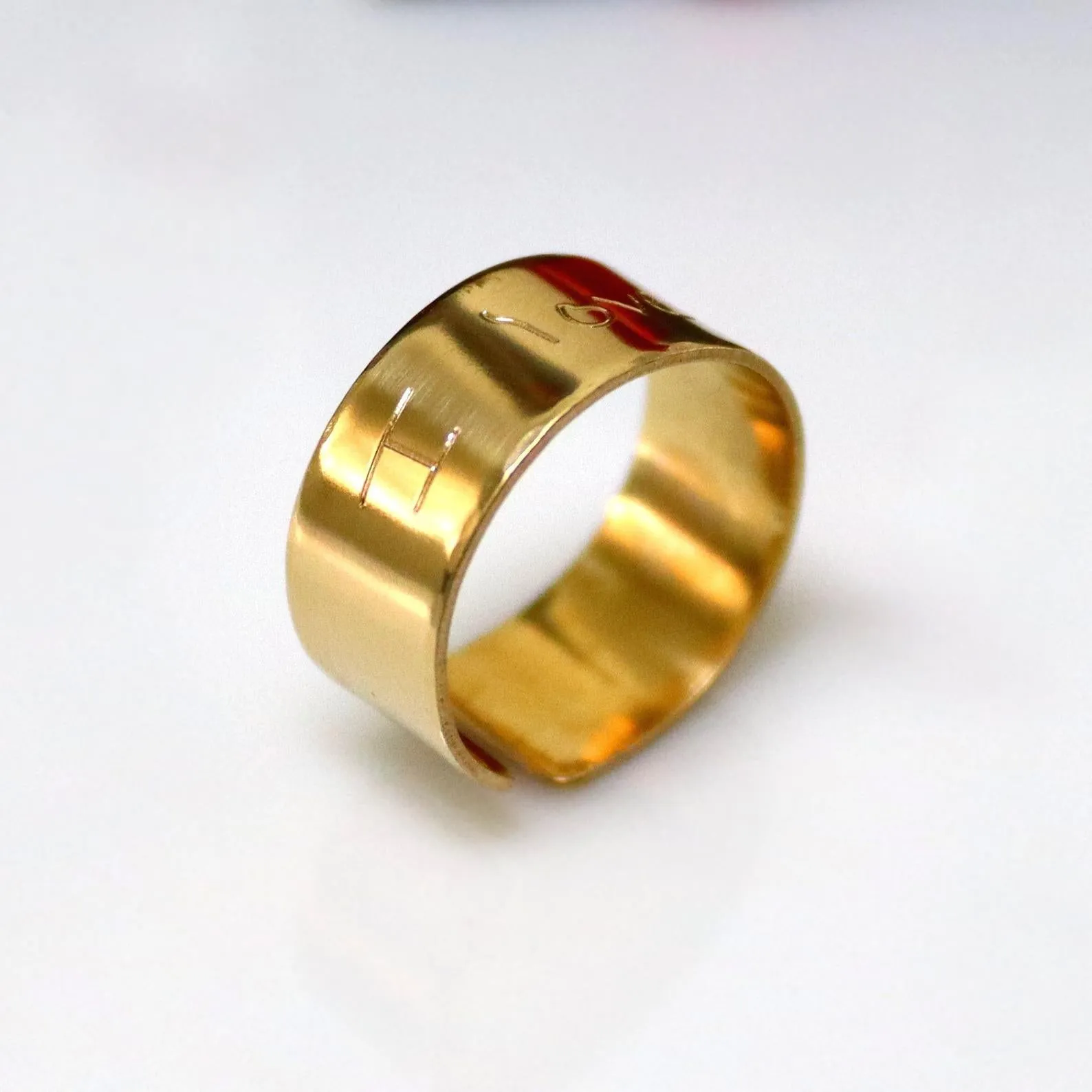 Actual Handwriting Ring - Remembrance Gift