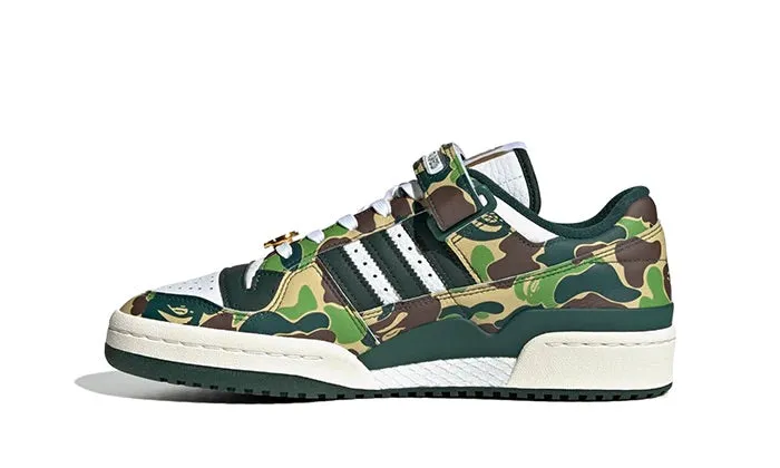 ADIDAS FORUM 84 LOW BAPE 30TH ANNIVERSARY GREEN CAMO