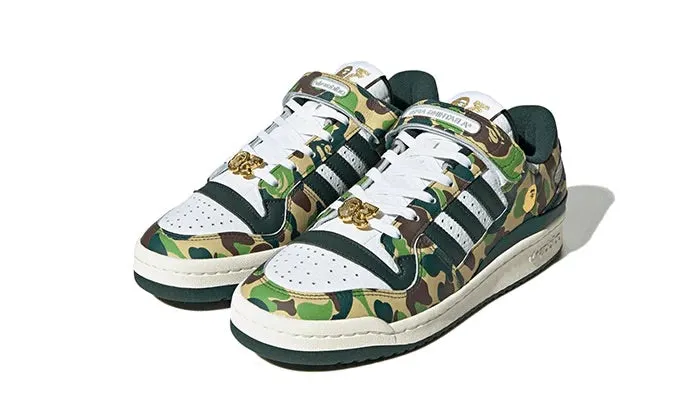 ADIDAS FORUM 84 LOW BAPE 30TH ANNIVERSARY GREEN CAMO