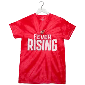 Adult Indiana Fever Fever Rising Tie-Dye T-shirt in Red by Something Inked