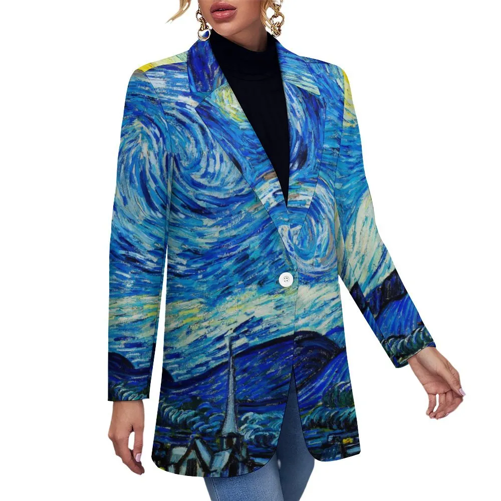 All Over Print Women&#039;s Blazer Women's casual suit