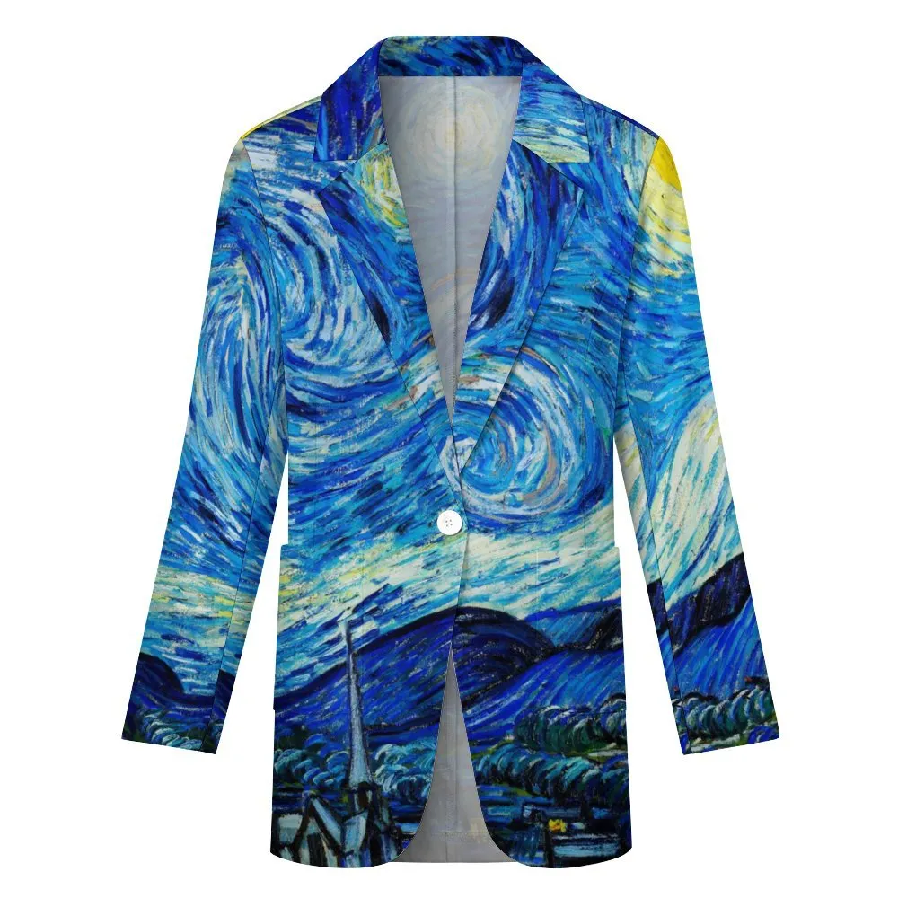 All Over Print Women&#039;s Blazer Women's casual suit