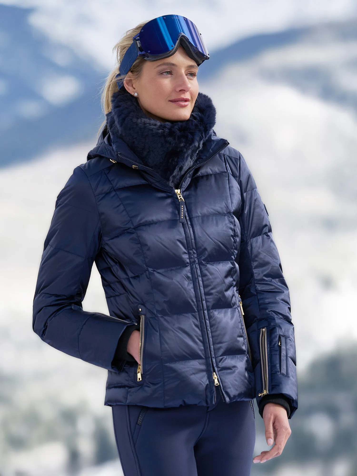 Anne Sport Satin Down Ski Jacket