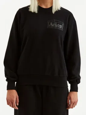 Aries Premium Temple Sweatshirt W - Black