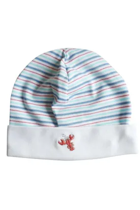 Baby Boy's "Lobster" Striped Hat