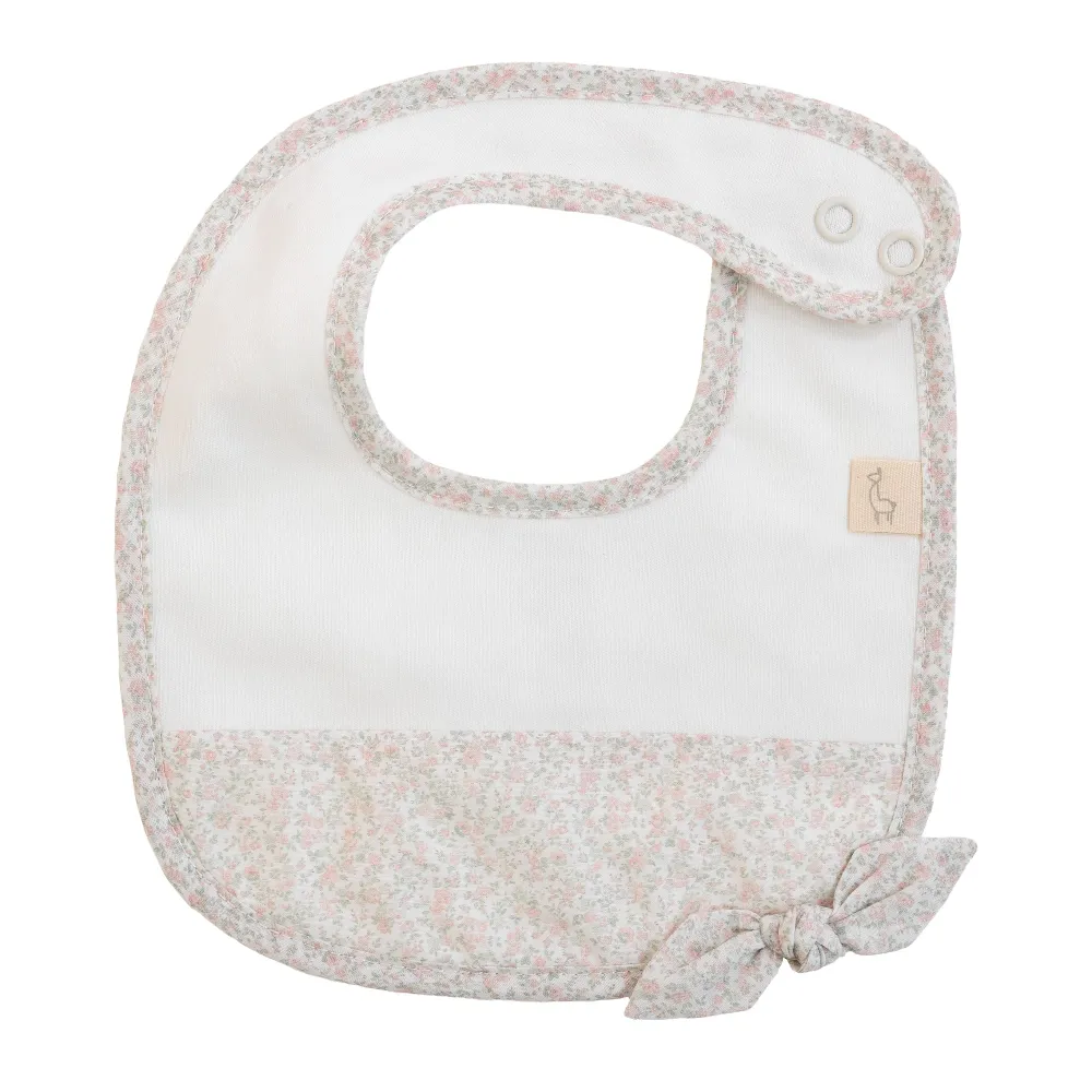 Baby Gi Bloom Cotton Bib