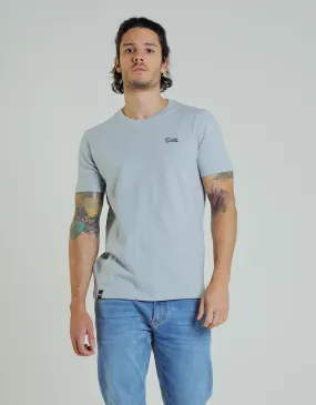 Basic Sky O Neck Tee Supreme Grey