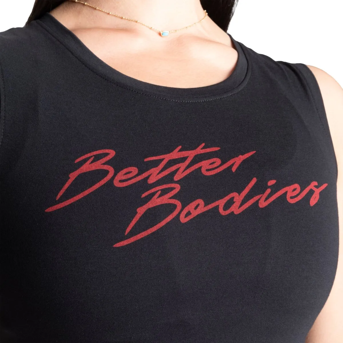 Better Bodies NY Tank Top - Black/Red