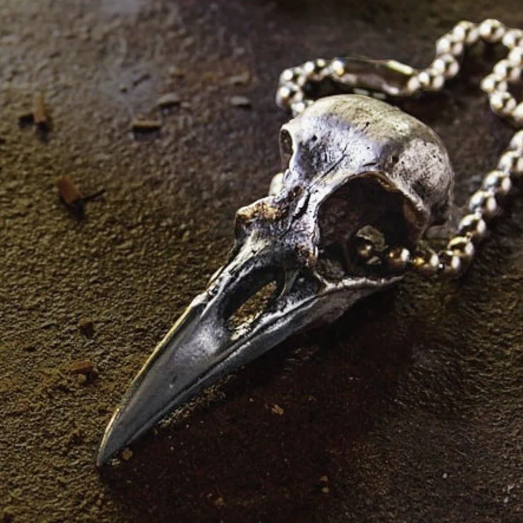 Bird Skull Pendant - Large