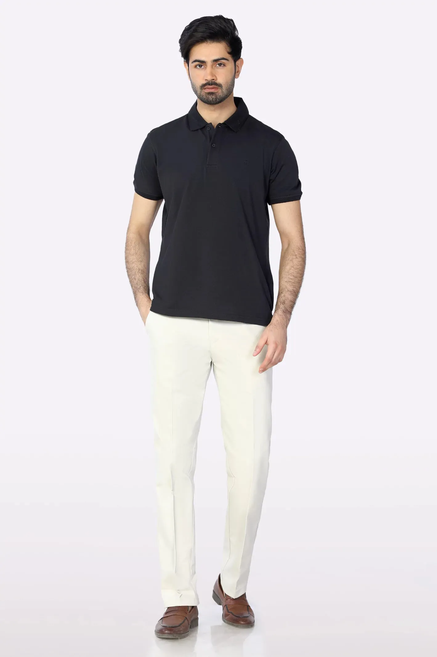 Black Basic Polo