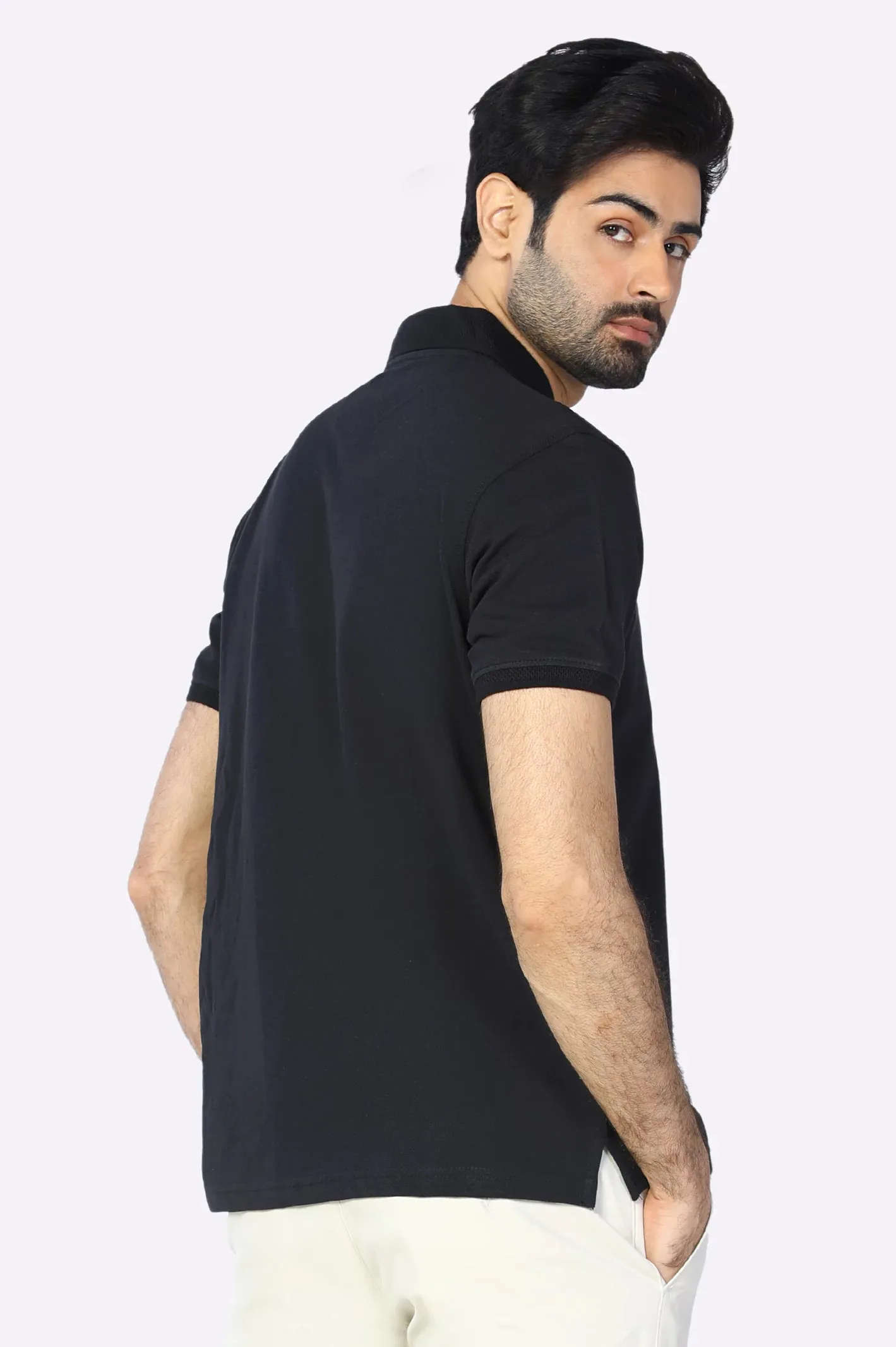 Black Basic Polo