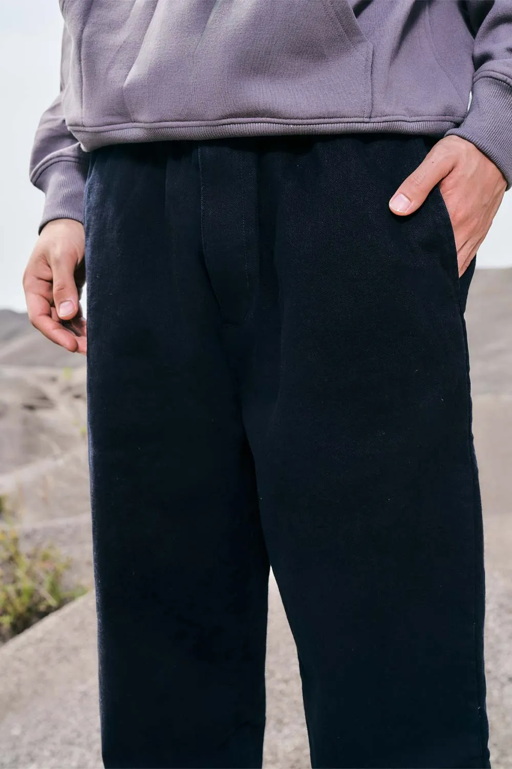 Black Straight Fit Pants