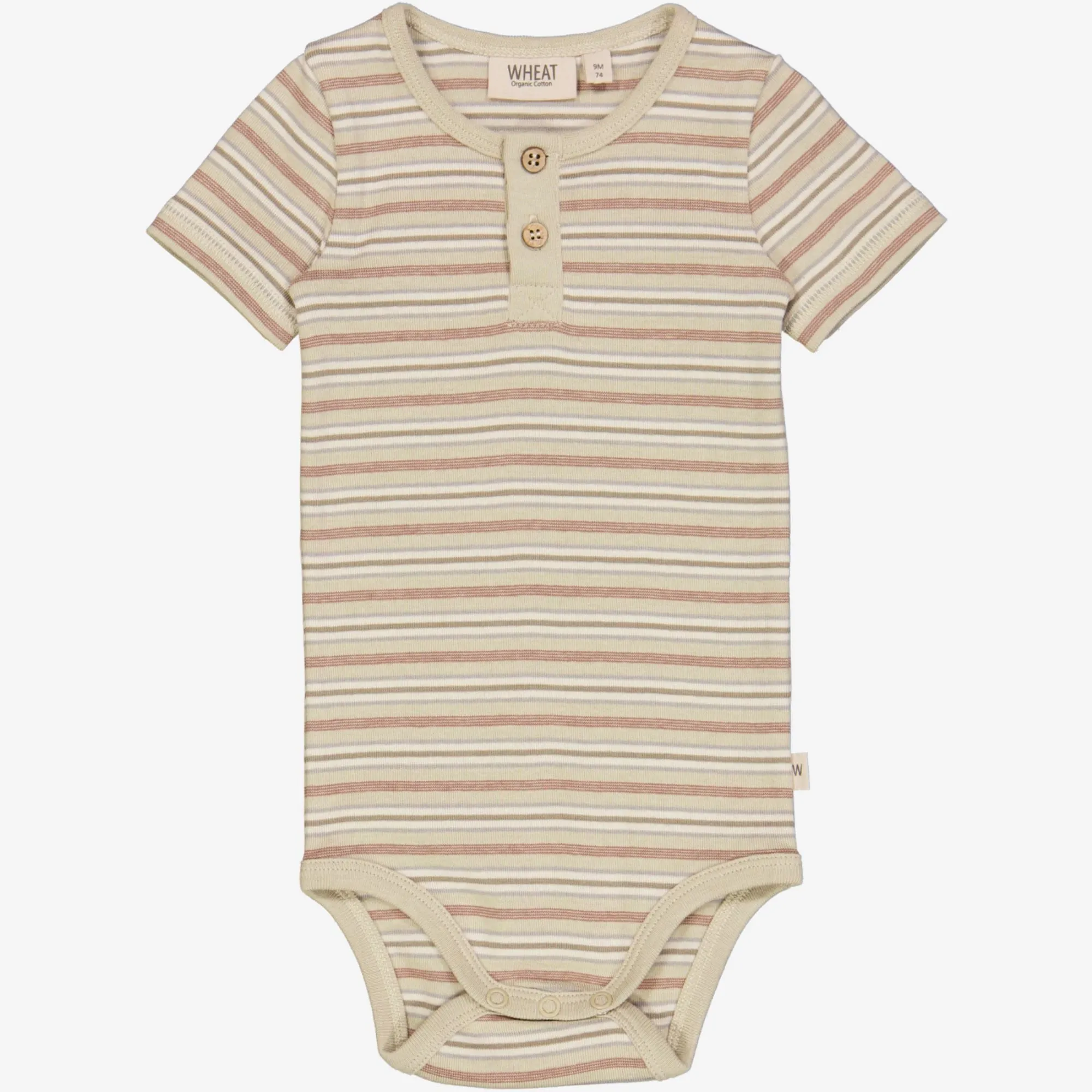 Body Placket SS - dusty stripe