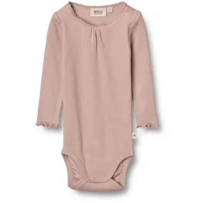 Body Rib Lace LS - rose