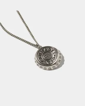 Bottle Cap Pendant | Sterling Silver