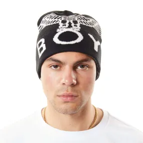 BOY WINGSPAN BEANIE - BLACK