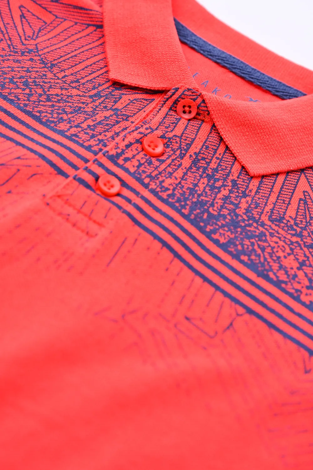 BOYS PRINTED POLO