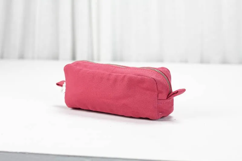 Brick case - Pink cotton canvas