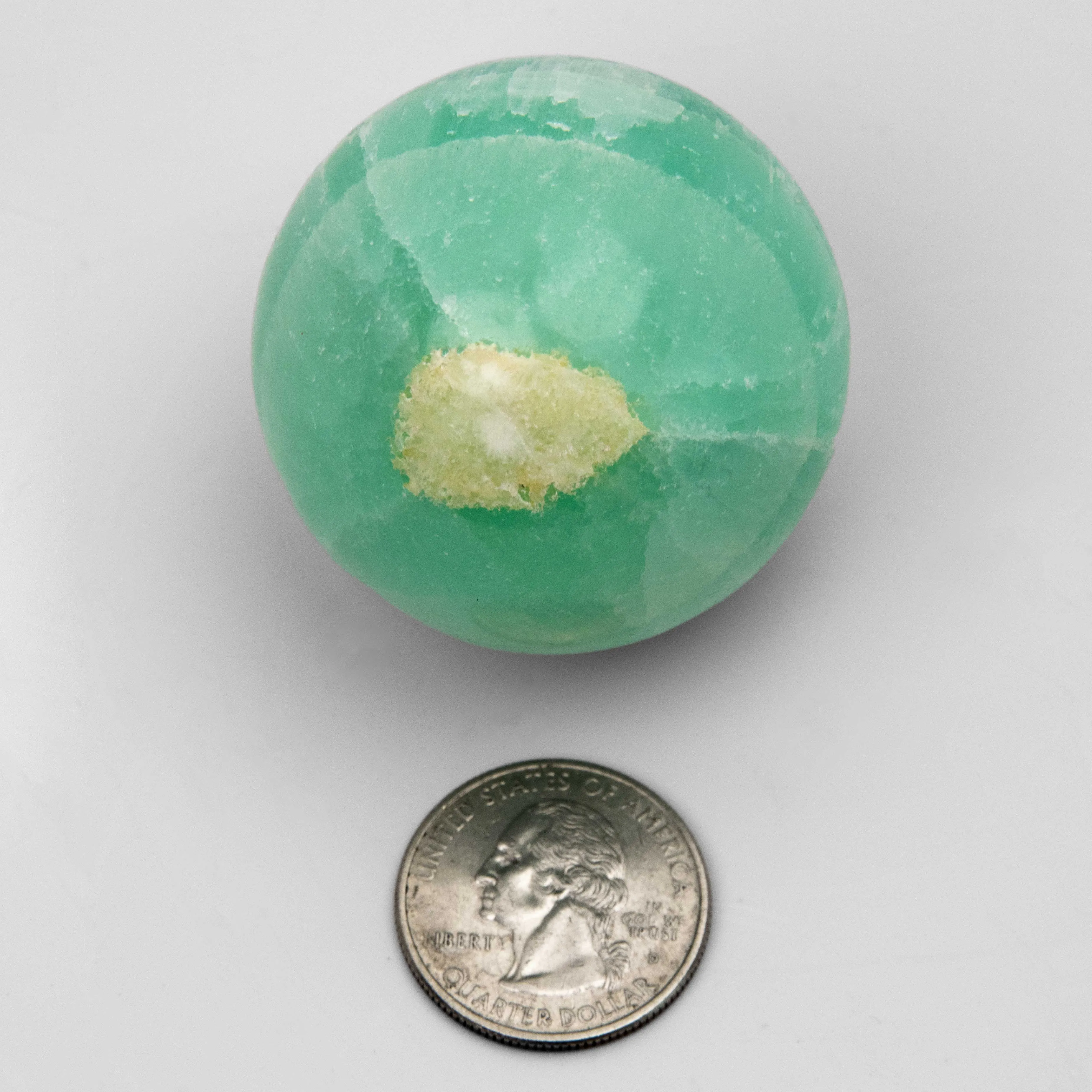 Calcite - Pistachio, Sphere