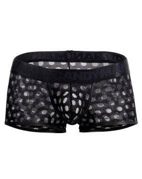 Candyman 99511x Polka Mesh Trunks Black