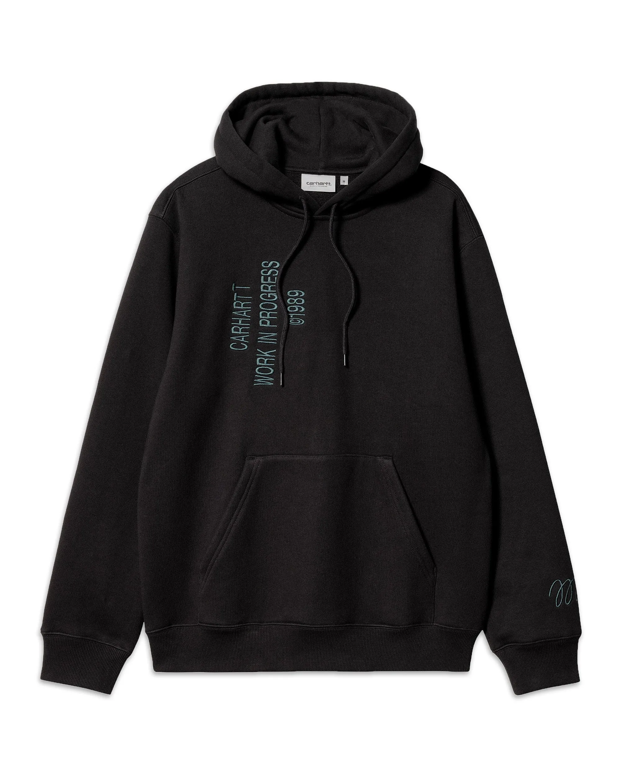 Carhartt Wip Hooded Signature Sweat Black