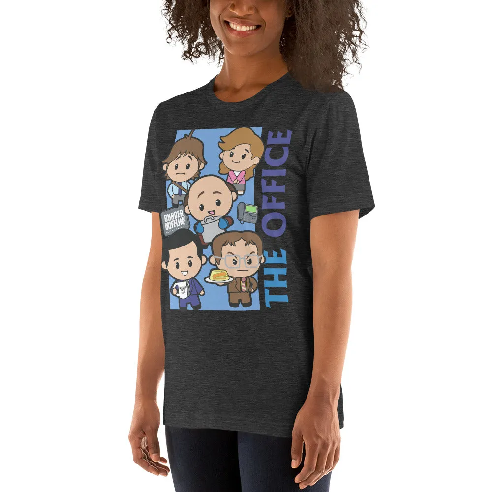 Cartoon Scranton Squad - Women's T-Shirt