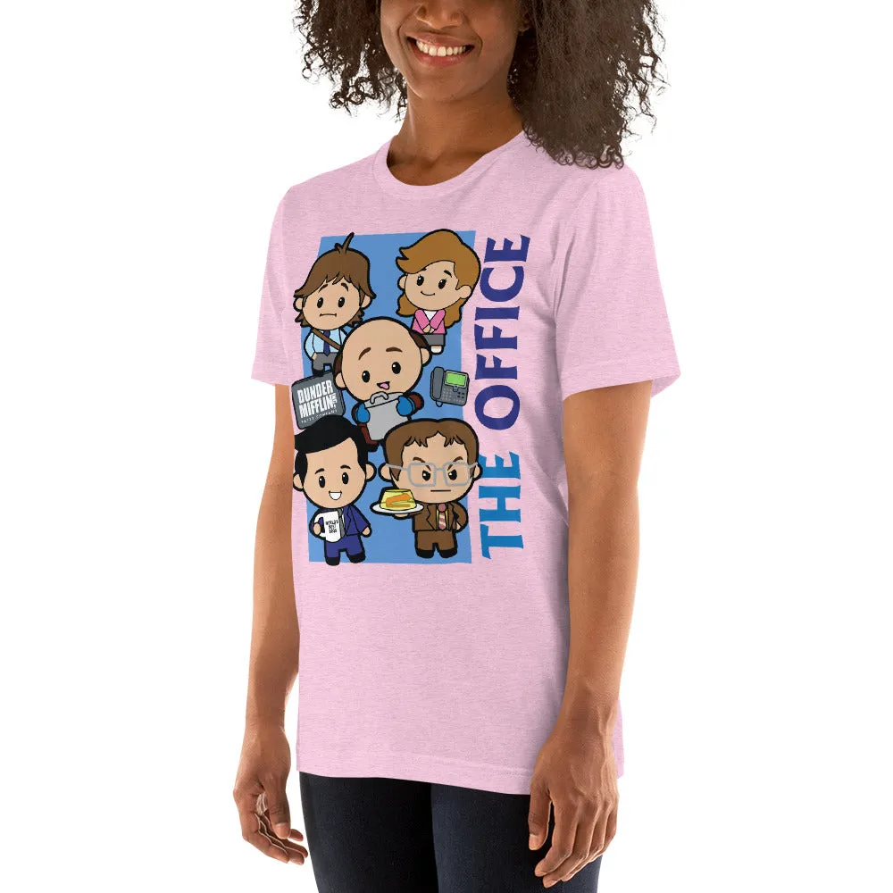 Cartoon Scranton Squad - Women's T-Shirt