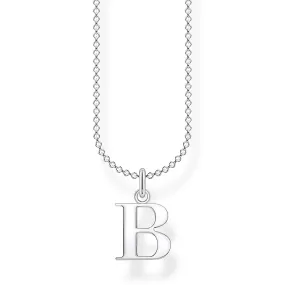 CHARMING COLLECTION LETTER 'B' NECKLACE 38-45CM