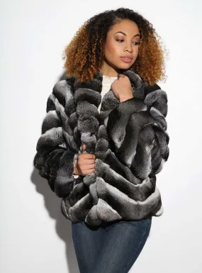 Chinchilla Fur Bolero Jacket