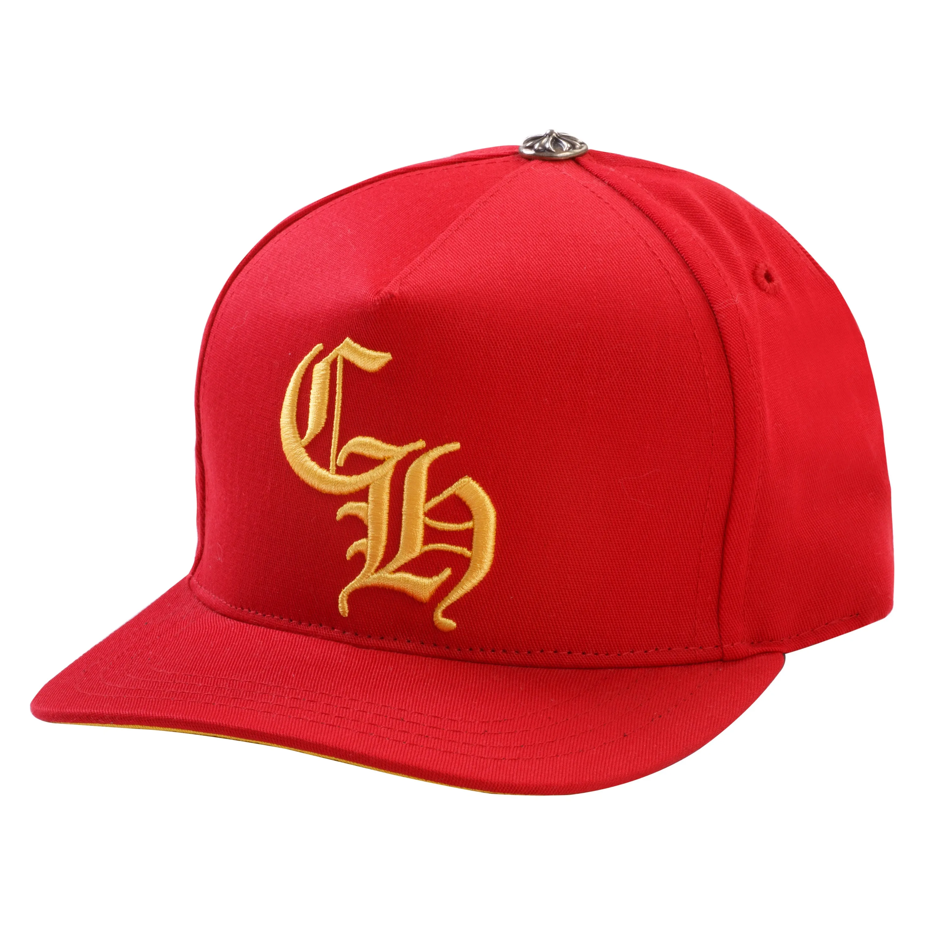 Chrome Hearts Baseball Hat Red Gold