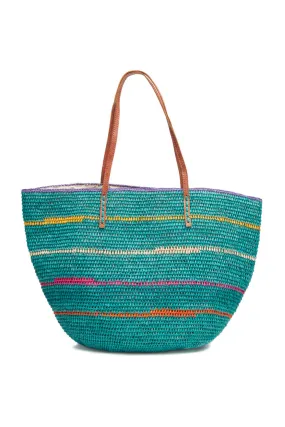 Cielo Tote in Aqua