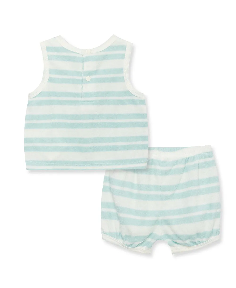 Coastal Stripe 2Pc Set