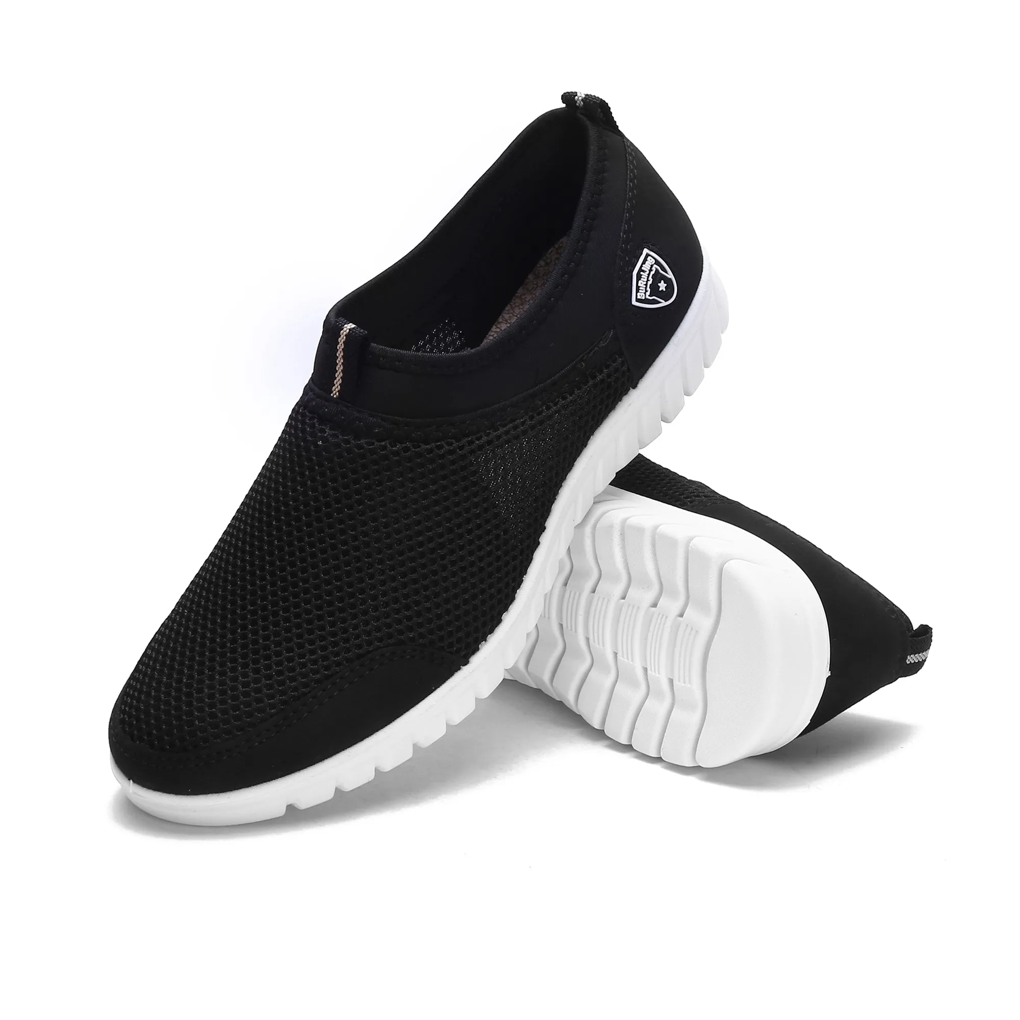 ComfyBoat Breatheable Slip Ons - Black