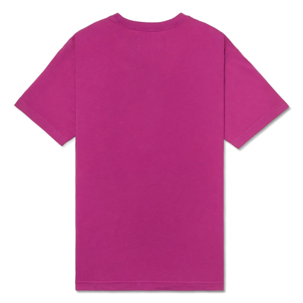 Concepts Leather Patch Tee (Magenta)