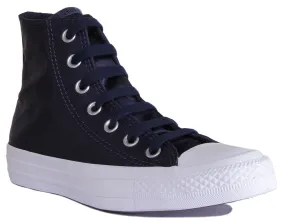 Converse 557941C CT All Star High Top Trainer In Navy For Women