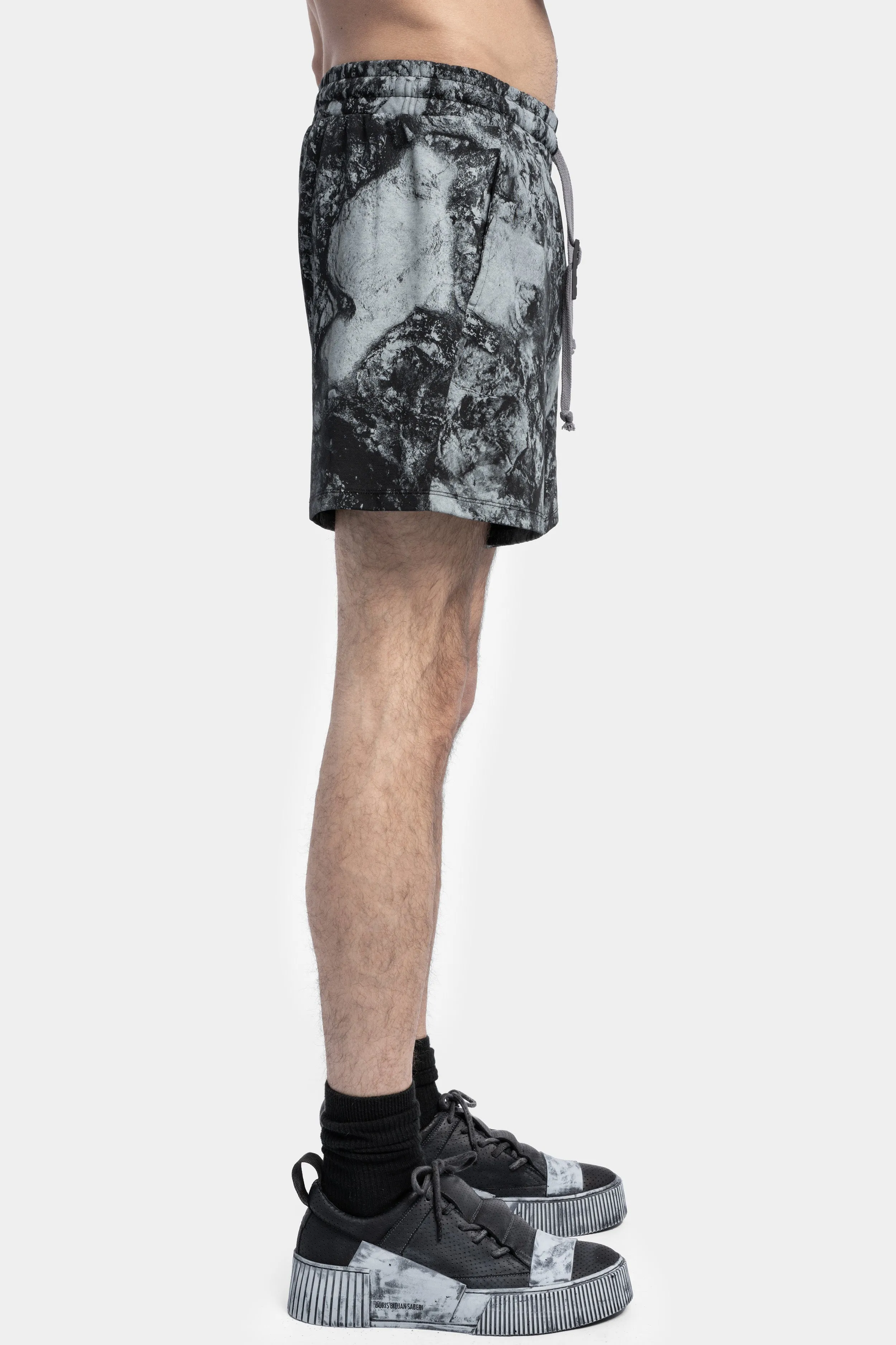 Cotton Boxer Shorts, Rock Pool Print