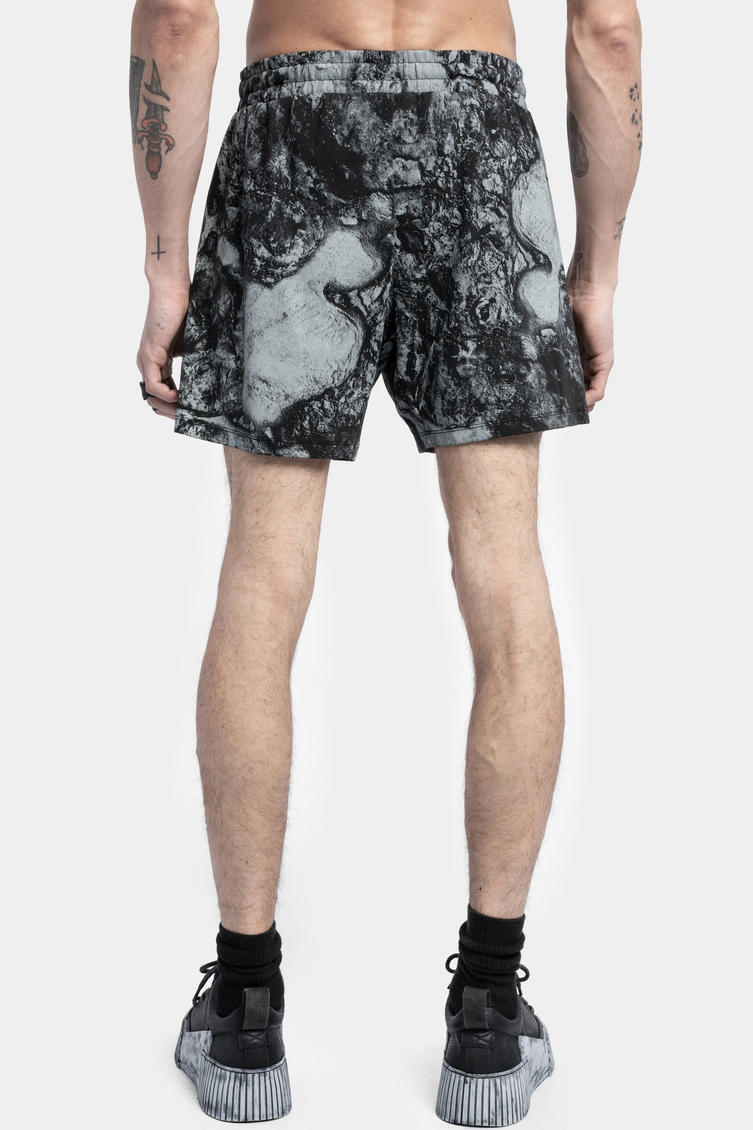 Cotton Boxer Shorts, Rock Pool Print