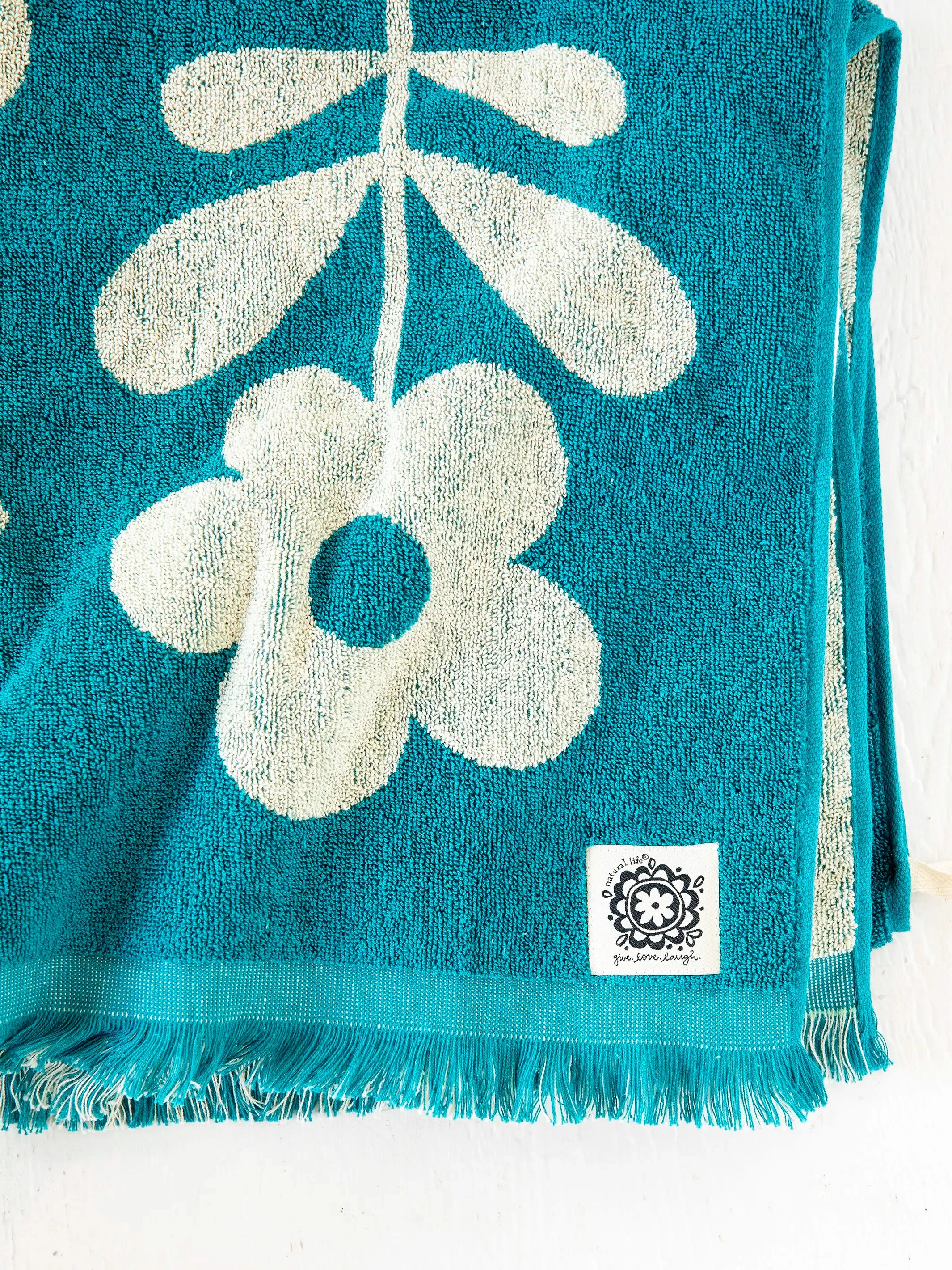 Cotton Bungalow Towel - Dark Teal