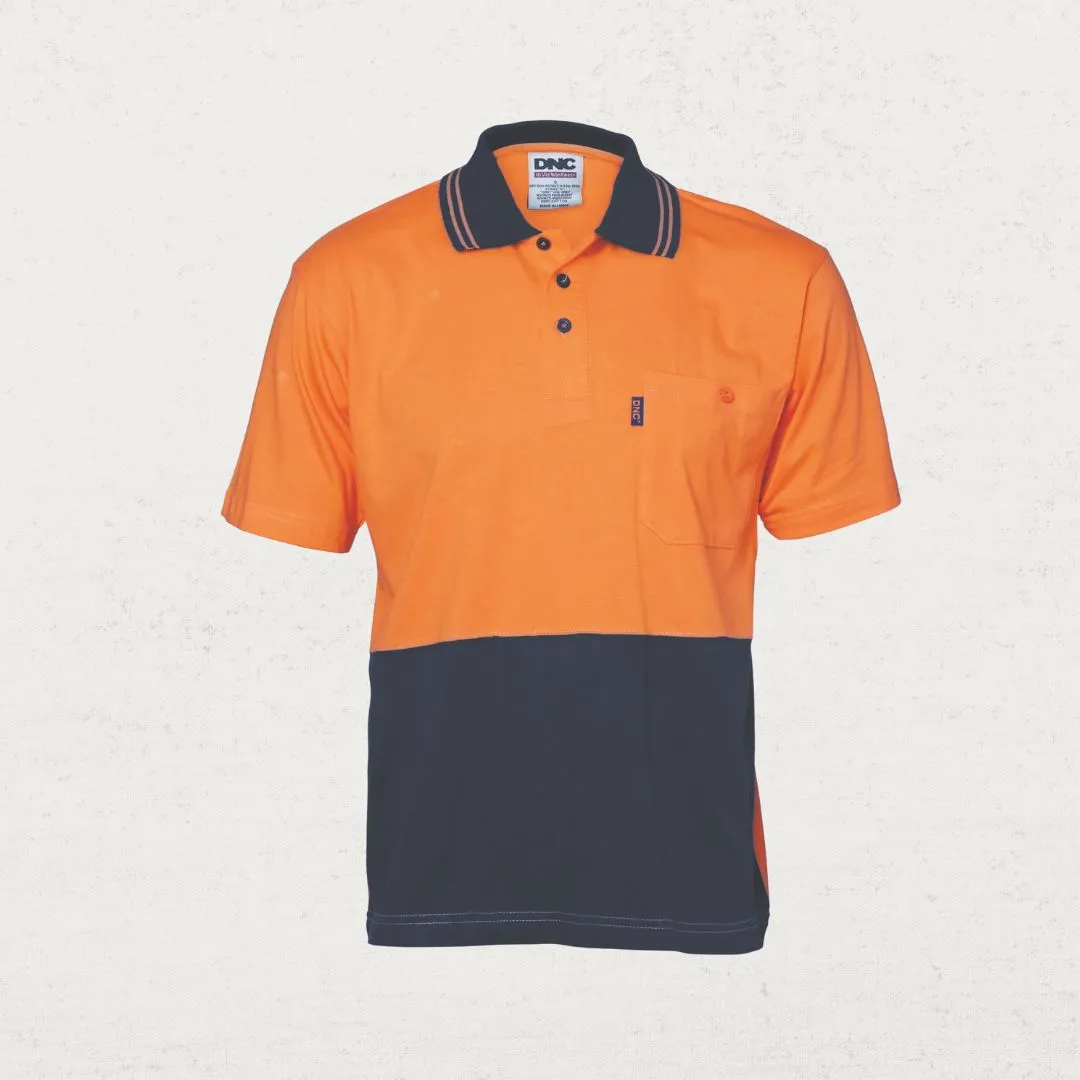 Cotton Polo with Underarm Mesh