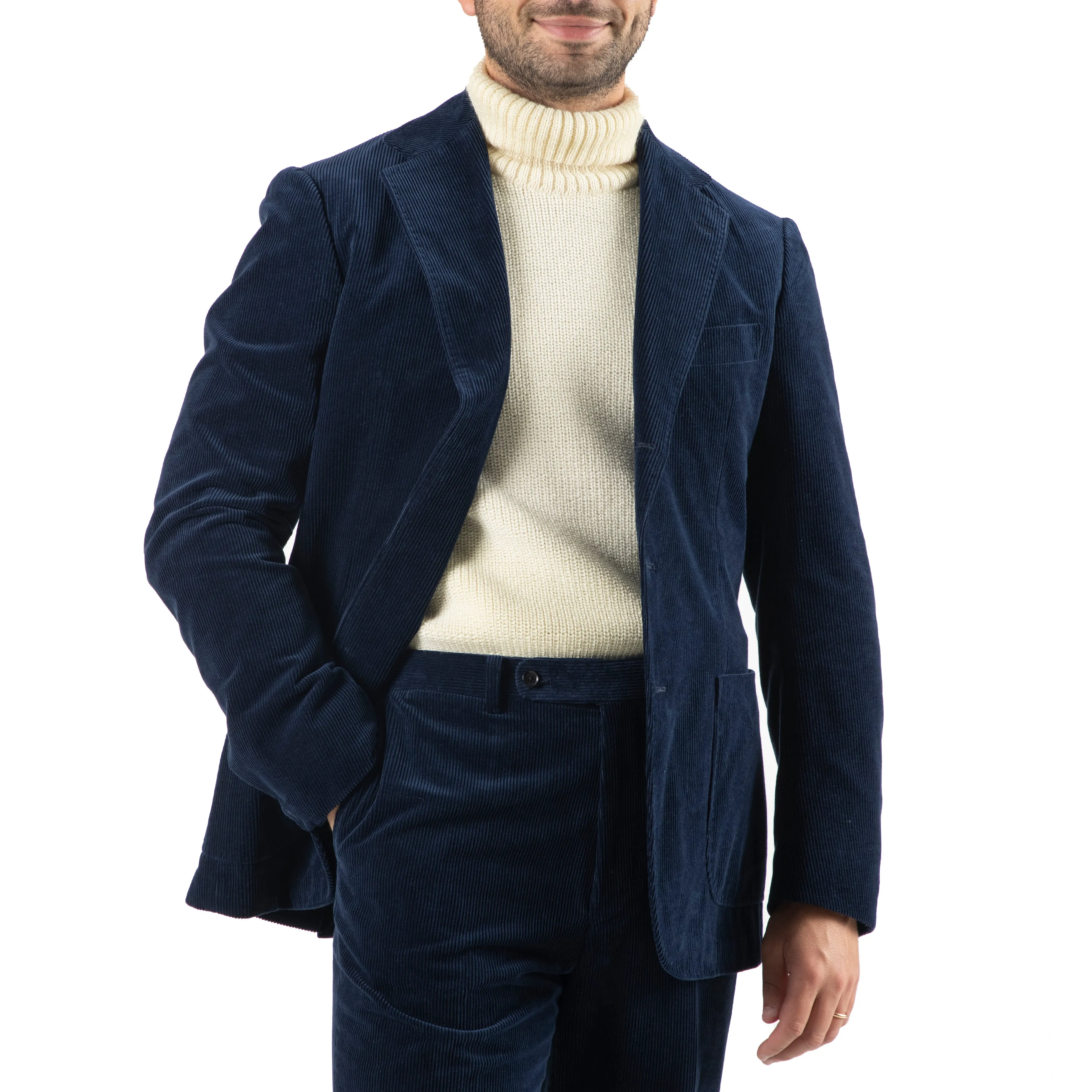 Cotton/Cashmere Corduroy Model 3A Suit