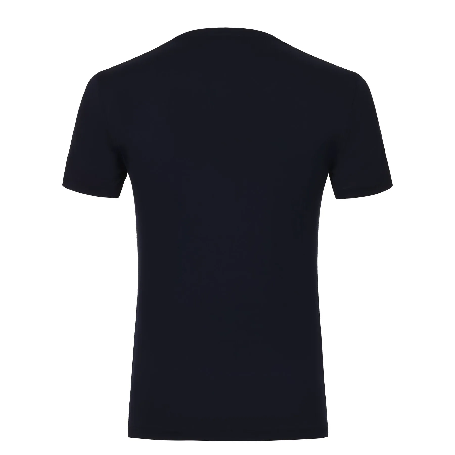 Crewneck Pima Cotton T-Shirt in  Classic Navy