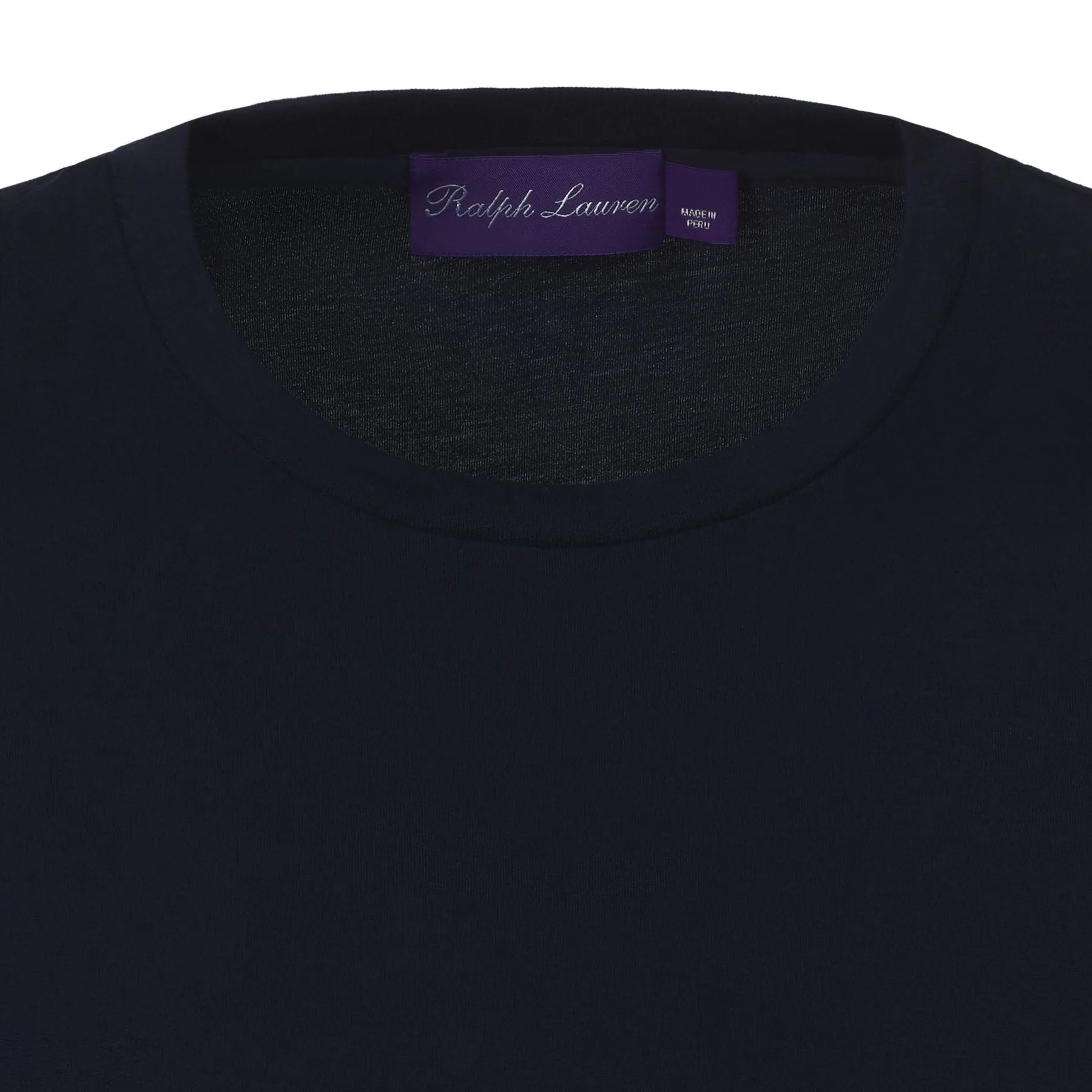 Crewneck Pima Cotton T-Shirt in  Classic Navy