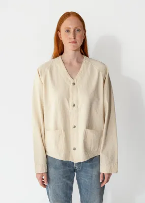 Denim Engineer Jacket in Ivory