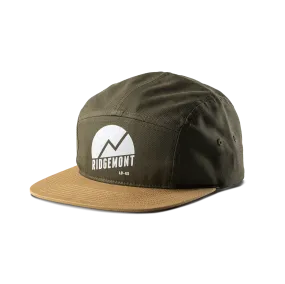 Descent 5 Panel Hat - Olive, Tan