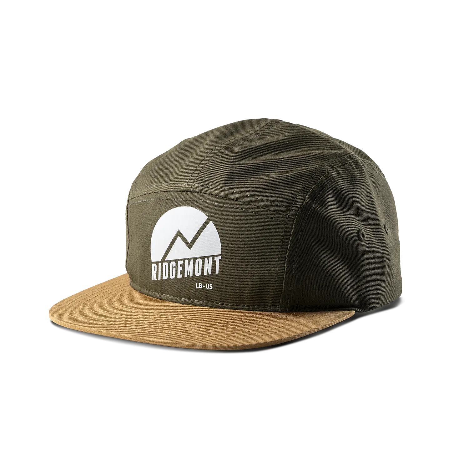 Descent 5 Panel Hat - Olive, Tan